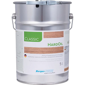 Масло с твердым воском «Berger Classic Hard Oil Extra» (5 литров)